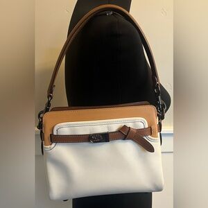 Coach Tate Color Block Glovetanned Leather Shoulder/Crossbody Bag